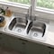 Msi Double Bowl 33in X 22in Stainless Steel Overmount Kitchen Sink ZOR-STL-SBSNK-002 - alternate 4